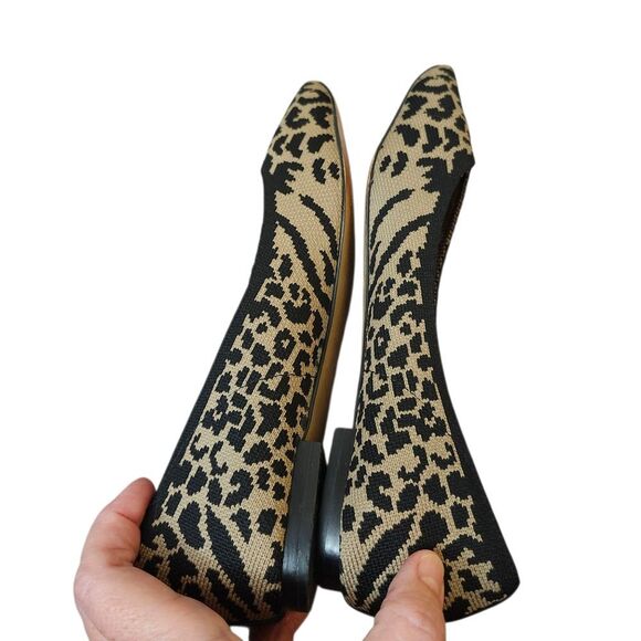 Corso Como Jullia Ballet Leopard Print Knit Slip-on‎ Flats Sz 8.5 - Picture 3 of 9